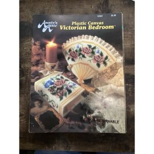 Annie's Attic Plastic Canvas Pattern Booklet – Victorian Bedroom Furniture Décor